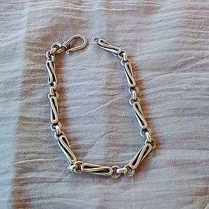 Sterling silver artisan made bracelet.